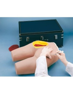 Simulador de entrenamiento de inyección intramuscular...