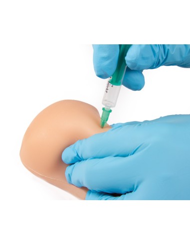 Vaccination trainer with strap for IM and...