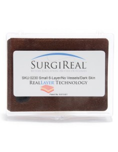 Tissu sous-cutané simulé à 6 couches Peau foncée, Erler... 2