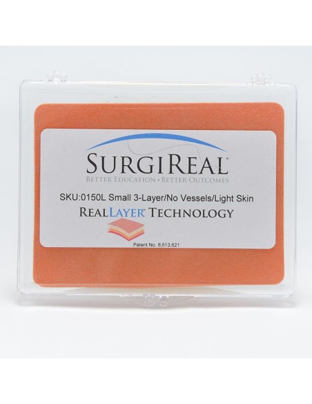 RealLayer 3-layer suture pad without vessels, clear skin Erler Zimmer SRE0150L