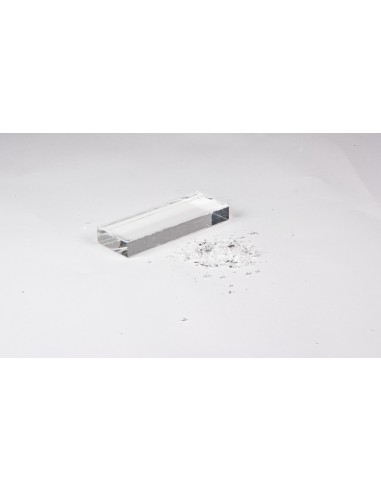 Verre artificiel pour la simulation d'éclats...