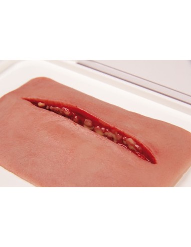 Moulage et simulation de blessures par arme...