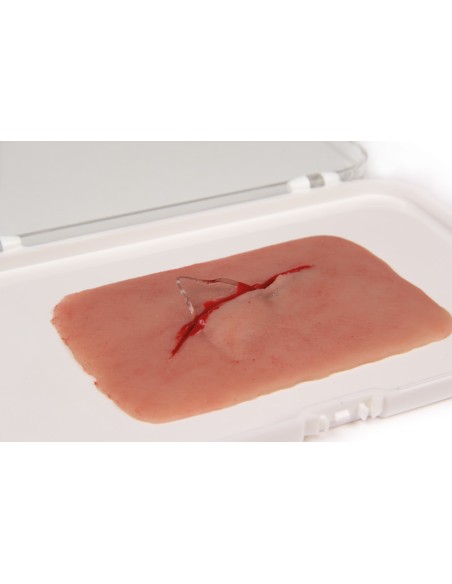 Moulage et simulation de plaie avec coupe d'éclats de verre Erler Zimmer NW001
