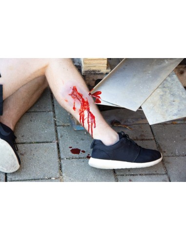 Moulage and simulation of laceration wound...