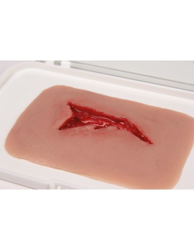Moulage e simulazione di ferita da lacerazione...