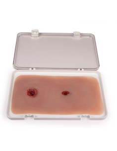Moulage e simulazione di ferita da arma da fuoco con... 2