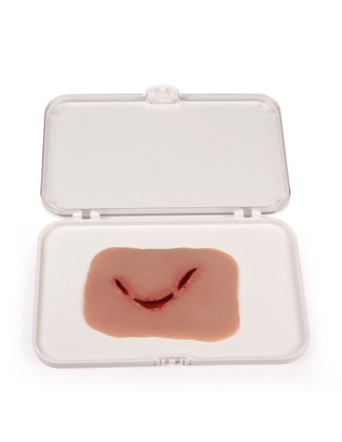 Moulage et simulation d'une blessure par...