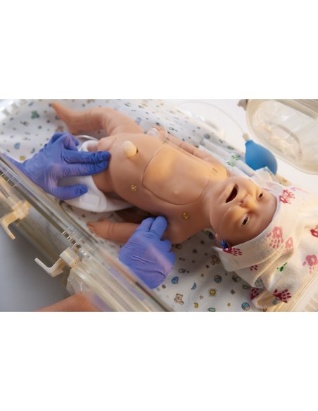 Neonatal resuscitation simulator with ECG Charlie EZBA97