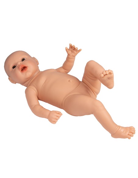 Maniquí de bebé para prácticas de crianza, hembra, piel pálida, 2,4 kg - Erler Zimmer BA101/1