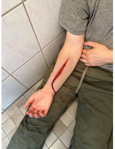 Moulage de plaie Tentative de suicide EZ-NW121 2