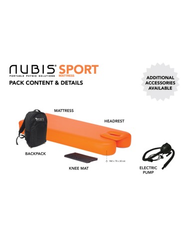 Aufblasbare tragbare Luftmatratze von Nubis Sport