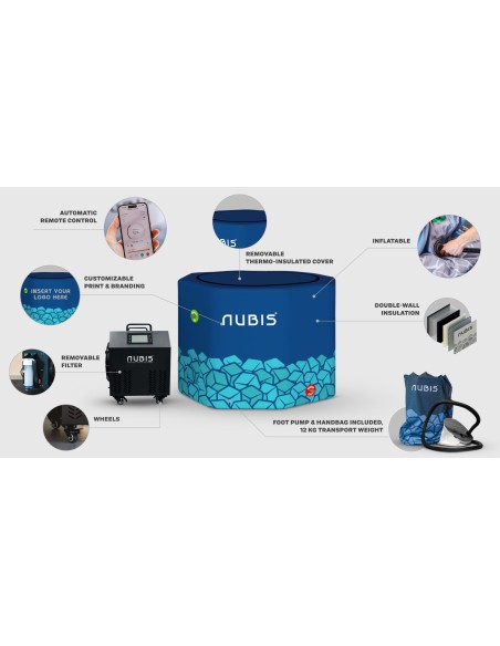 Bain de cryothérapie portable Nubis IceBath XL