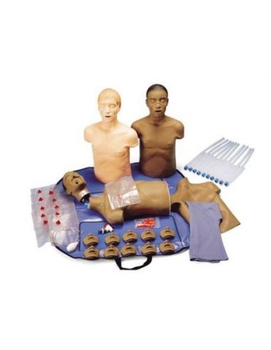 Reanimación cardiopulmonar, maniquí Adam de...