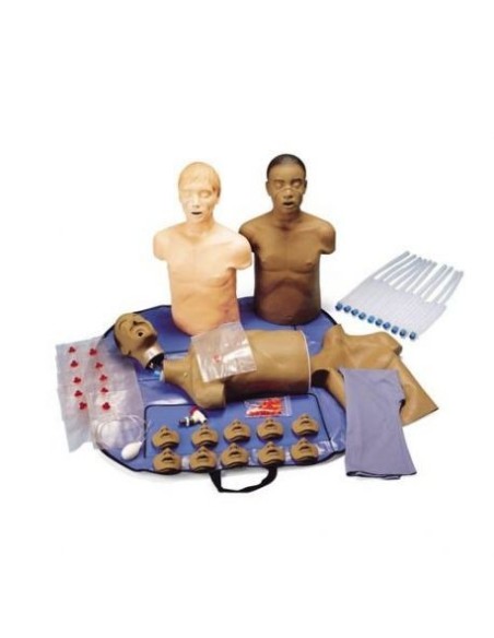 Herz-Lungen-Wiederbelebung, Adam-Torso für Fortgeschrittene mit Leuchtanzeige, Erler Zimmer R10053