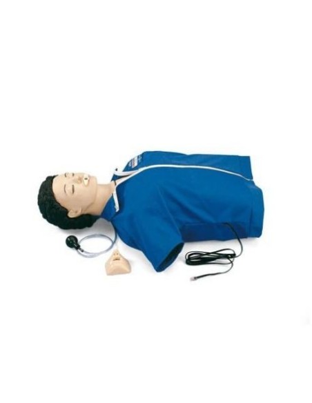 Réanimation cardio-pulmonaire, mannequin torse avec système électronique Erler Zimmer R10052/4