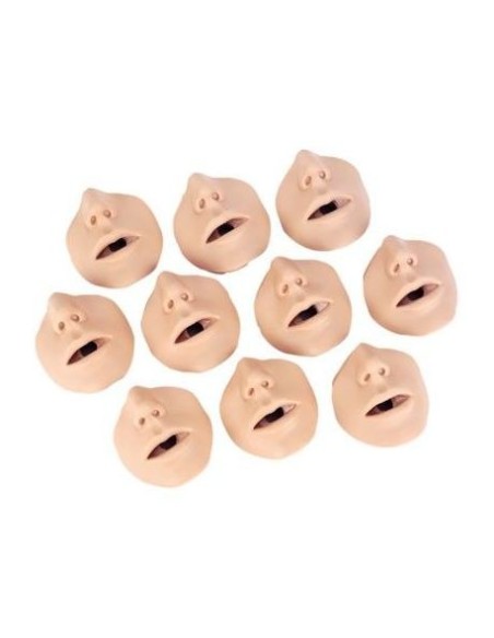 Bouche et nez de rechange pour le simulateur médical de réanimation Erler Zimmer R10053A