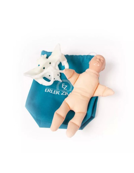Mini bacino femminile con bambola per simulazione del parto EZ-4082