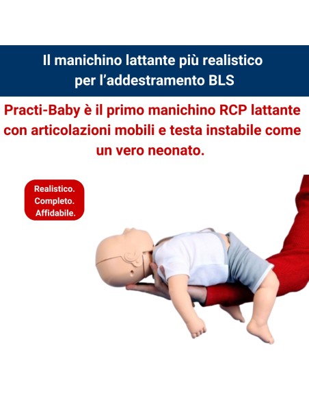 BLS-Säuglingspuppe für die Herz-Lungen-Wiederbelebung „Practi-Baby“ – Standard