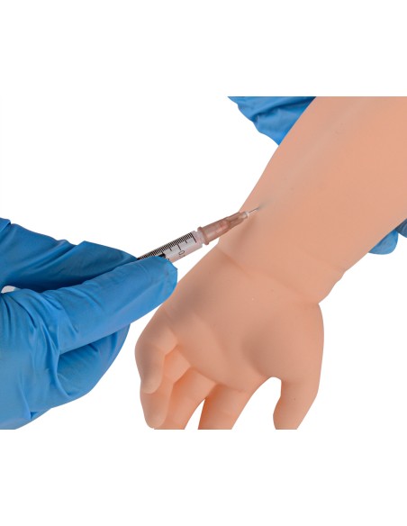 Bras de simulation pour injections intraveineuses et prélèvements sanguins chez le nourrisson Erler Zimmer EZ-8045